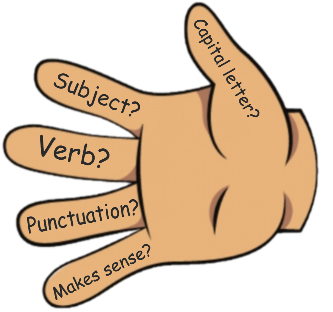 Senior School - Sentence self-checker - High Five